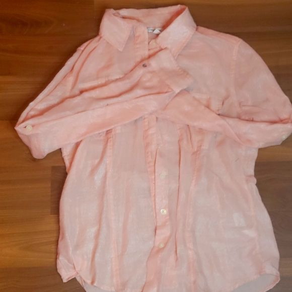 Pink Calvin klein button up - Picture 1 of 1